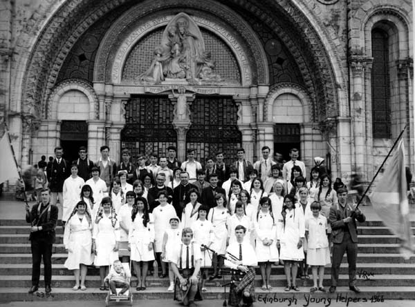 Lourdes1961.2.jpg - Some of the Scotus boys in Lourdes in 1961.