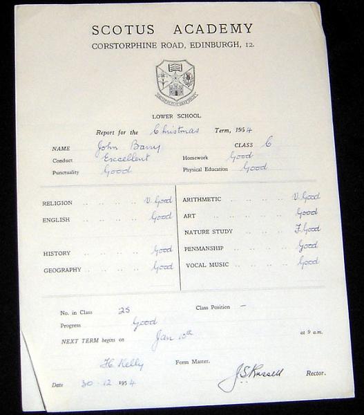 JB02.jpg - John Barry's report card from 1954.