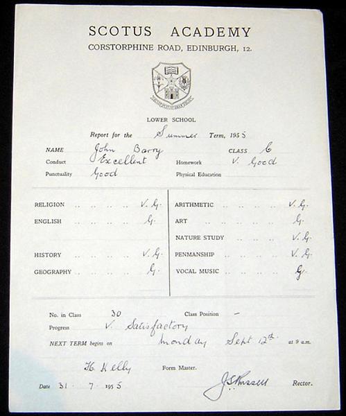 JB03.jpg - John Barry's report card from 1955.