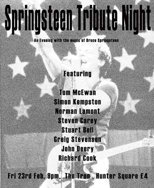 Springsteen.jpg - Some former pupils still know how to rock.  FP are Tom McEwan, John Deery and Norman Lamont