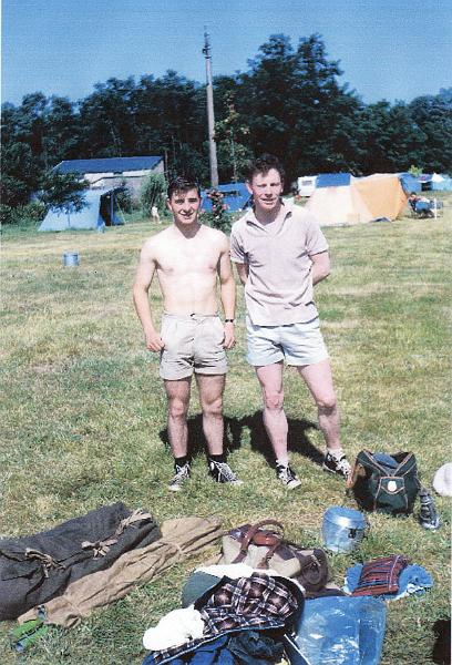 roddy2.jpg - Josh and Roddy Zentil on trip to Lourdes in 1967